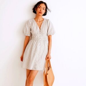 Madewell Sophia Eyelet Mini Dress XL